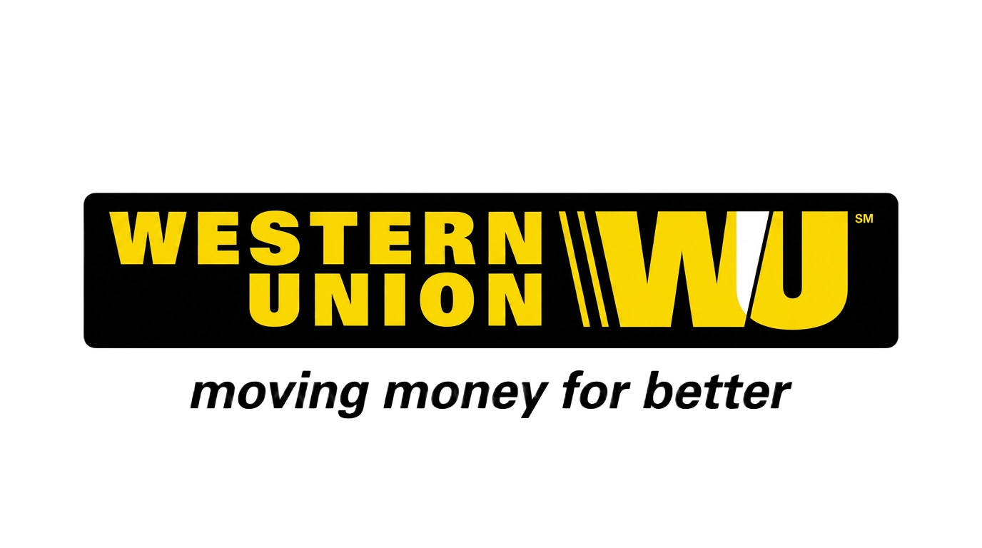 Western Union logo, a global money transfer service